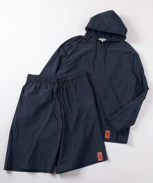 make a ray!(メイク ア レイ!)の「【83】COOL&DRY ストレッチ マルチファンクション ジップパーカー/速乾/接触冷感/UVカット/ユニセックス/レディース/メンズ【セットアップ可能】(パーカー・メンズ・チャコールグレー/ネイビー/オリーブ/ブラック・L/XL/M)」の15枚目の写真