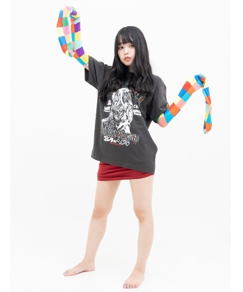 ハードコアチョコレート(ハードコアチョコレート)の「ヘドラ(公害スミ)(Tシャツ/カットソー・メンズ・スミクロ・LARGE/XX-LARGE/X-LARGE)」の4枚目の写真