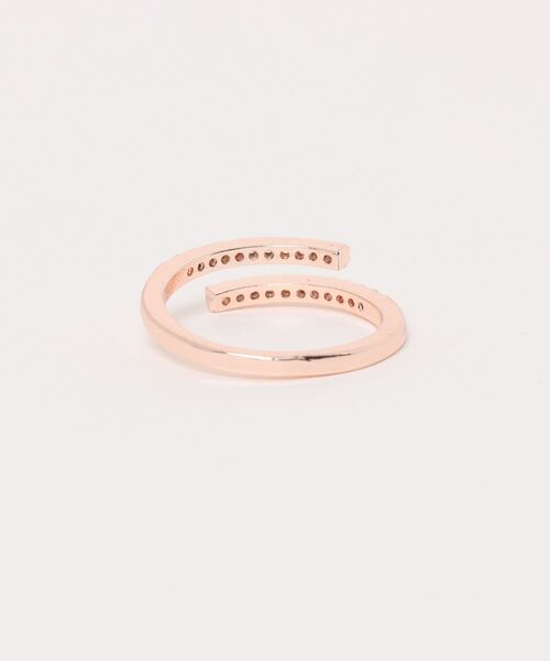 almo(アルモ)の「ピンクゴールドビジュー付きリング/指輪/レディース(T3)(リング・レディース・ピンクゴールド・FREE)」の5枚目の写真