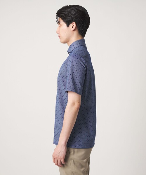 A DAY IN THE LIFE UNITED ARROWS(アデイインザライフユナイテッドアローズ)の「コモンプリント カッタウェイカラー ポロシャツ<A DAY IN THE LIFE>(ポロシャツ・メンズ・ライトブルー/ロイヤルブルー・M/XL/L)」の14枚目の写真
