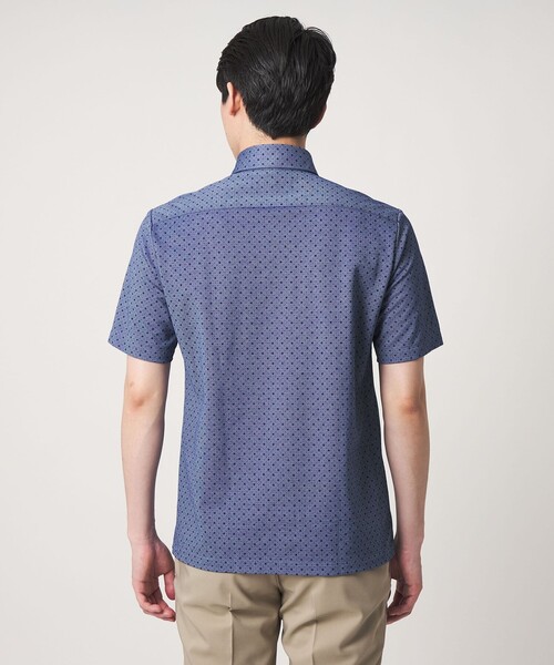 A DAY IN THE LIFE UNITED ARROWS(アデイインザライフユナイテッドアローズ)の「コモンプリント カッタウェイカラー ポロシャツ<A DAY IN THE LIFE>(ポロシャツ・メンズ・ライトブルー/ロイヤルブルー・M/XL/L)」の13枚目の写真