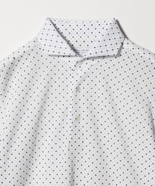 A DAY IN THE LIFE UNITED ARROWS(アデイインザライフユナイテッドアローズ)の「コモンプリント カッタウェイカラー ポロシャツ<A DAY IN THE LIFE>(ポロシャツ・メンズ・ライトブルー/ロイヤルブルー・M/XL/L)」の11枚目の写真