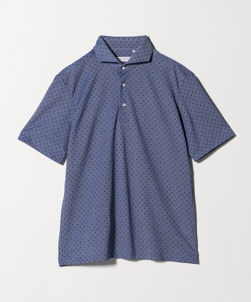 A DAY IN THE LIFE UNITED ARROWS(アデイインザライフユナイテッドアローズ)の「コモンプリント カッタウェイカラー ポロシャツ<A DAY IN THE LIFE>(ポロシャツ・メンズ・ライトブルー/ロイヤルブルー・M/XL/L)」の7枚目の写真