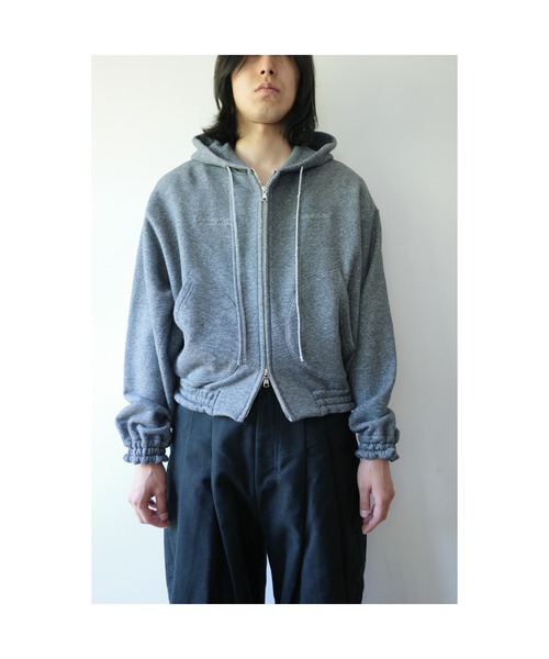 SHINYAKOZUKA（シンヤコヅカ）の「ordinary home old style zip hoodie(ISSUE#9)（パーカー・メンズ・ヘザーグレー/チャコール/ブラック・X-SMALL/SMALL/MEDIUM/LARGE）」の3枚目の写真