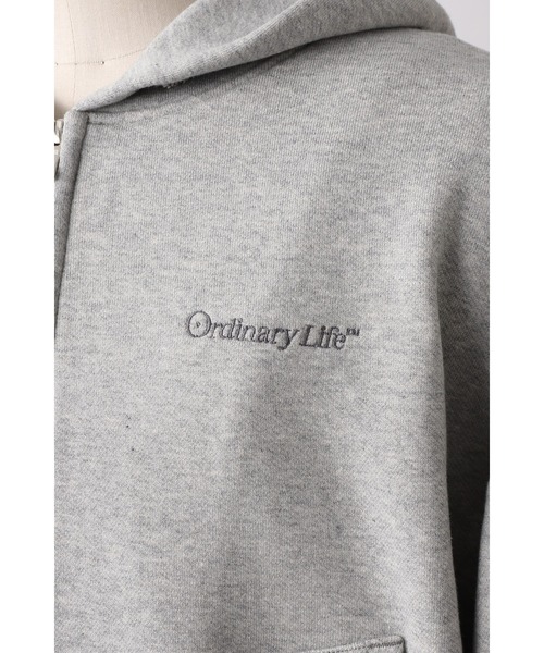 SHINYAKOZUKA（シンヤコヅカ）の「ordinary home old style zip hoodie(ISSUE#9)（パーカー・メンズ・ヘザーグレー/チャコール/ブラック・X-SMALL/SMALL/MEDIUM/LARGE）」の14枚目の写真