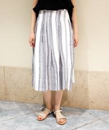 Spick & Span | 【O'NEIL OF DUBLIN】ストライプソフトプリーツスカート◆(スカート)