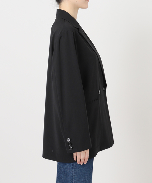 B.C STOCK（ベーセーストック）の「手洗い可 / 接触冷感 / UVケア / SUUSUU ジャケット（テーラードジャケット・レディース・ベージュ/ブラック・FREE）」の12枚目の写真