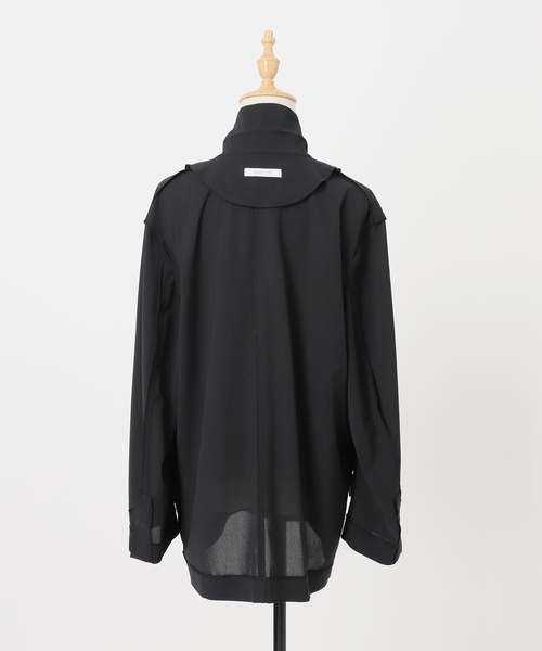 B.C STOCK（ベーセーストック）の「手洗い可 / 接触冷感 / UVケア / SUUSUU ジャケット（テーラードジャケット・レディース・ベージュ/ブラック・FREE）」の22枚目の写真