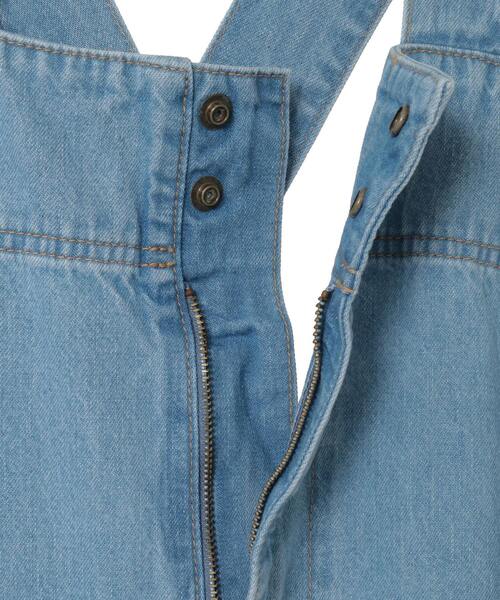 CURRENTAGE（カレンテージ）の「Loose fitting overall  (MEN'S)（サロペット/オーバーオール・メンズ・サックスブルー/ブルー・3）」の5枚目の写真