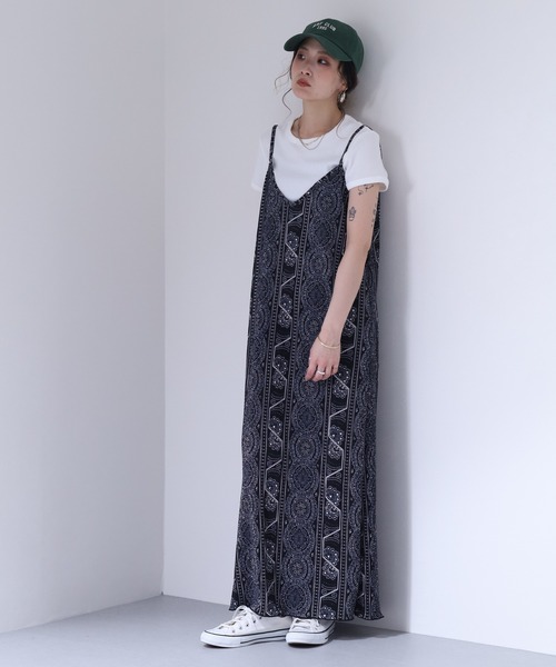 Ree&Mee(リーアンドミー)の「Ree&Mee カットスムース クリスタルプリーツ キャミワンピ ワンピース(ワンピース・レディース・その他2/その他3/その他1・L/M)」の5枚目の写真