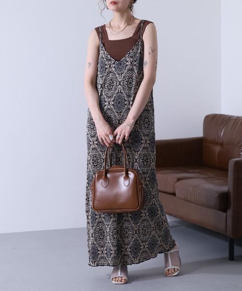 Ree&Mee(リーアンドミー)の「Ree&Mee カットスムース クリスタルプリーツ キャミワンピ ワンピース(ワンピース・レディース・その他2/その他3/その他1・L/M)」の17枚目の写真