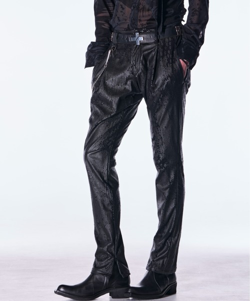 kiryuyrik(キリュウキリュウ)の「kiryuyrik/キリュウキリュウ/Boots Cut Slacks(その他パンツ・メンズ・ブラック・LARGE/MEDIUM/SMALL)」の1枚目の写真