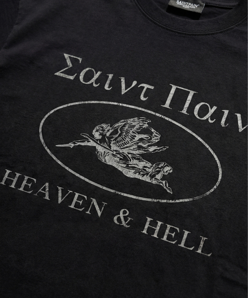 SAINTPAIN（セイントペイン）の「SP イカロス 半袖Tシャツ ブラック（Tシャツ/カットソー・レディース・その他・MEDIUM/LARGE）」の3枚目の写真