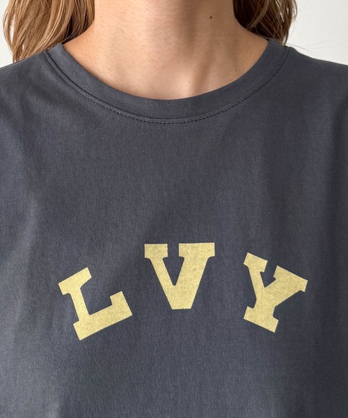 CANAL JEAN（キャナルジーン）の「choice_cnl　LVY Tシャツ（Tシャツ/カットソー・レディース・ネイビー/サックスブルー/チャコールグレー/ホワイト・ONE SIZE）」の17枚目の写真