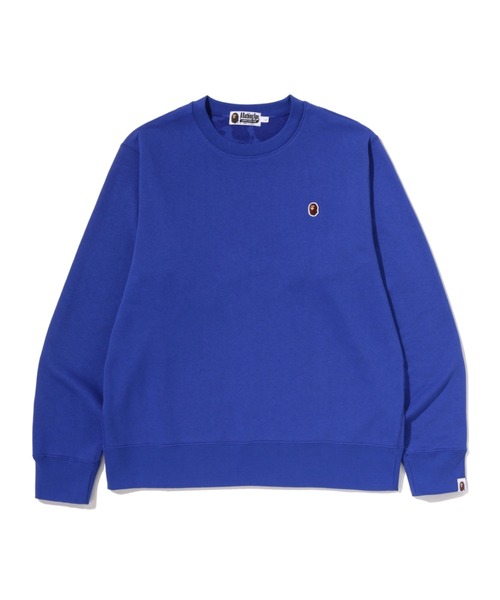 A BATHING APE（アベイシングエイプ）の「ONE POINT CREWNECK SWEATSHIRT（スウェット・メンズ・グレー/ブラック/ブルー・X-LARGE/LARGE/MEDIUM/SMALL/XX-LARGE）」の3枚目の写真