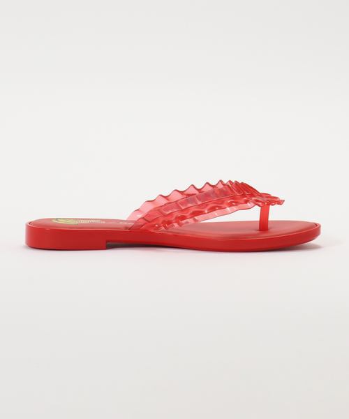 GANNI(ガニー)の「GANNI × Melissa Flip Flop(サンダル・レディース・レッド・38)」の4枚目の写真