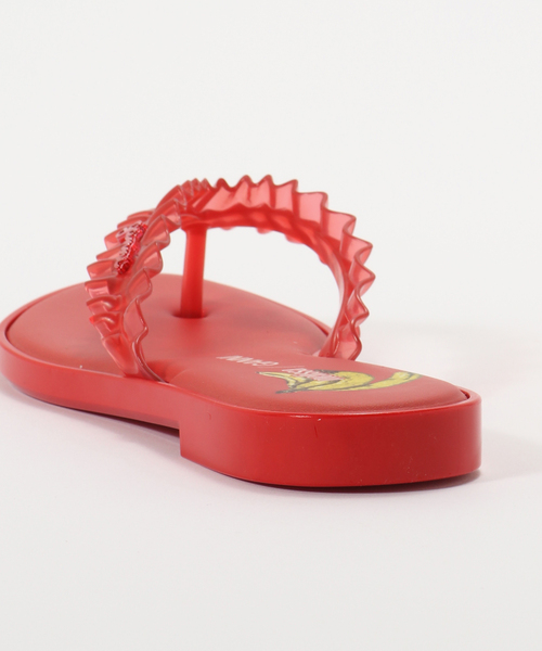 GANNI(ガニー)の「GANNI × Melissa Flip Flop(サンダル・レディース・レッド・38)」の5枚目の写真