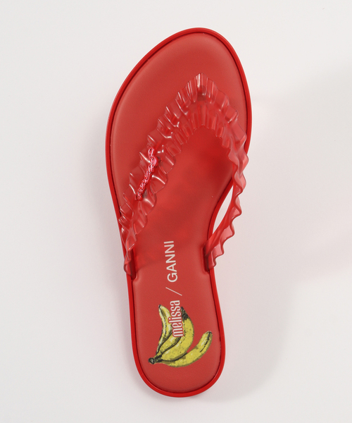 GANNI(ガニー)の「GANNI × Melissa Flip Flop(サンダル・レディース・レッド・38)」の6枚目の写真