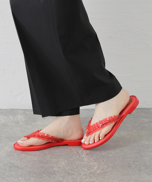 GANNI(ガニー)の「GANNI × Melissa Flip Flop(サンダル・レディース・レッド・38)」の11枚目の写真
