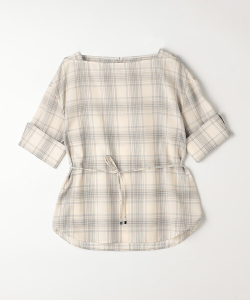 COMME CA(コムサ)の「〔 Sサイズ 〕 モノトーンシアーチェック ブラウス(シャツ/ブラウス・レディース・オフホワイト・5号)」の14枚目の写真
