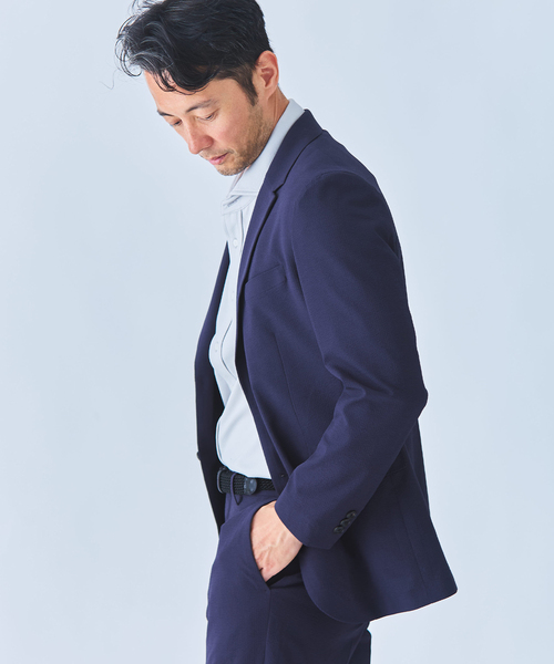 EDIFICE(エディフィス)の「BREEZE TEX アクティブジャケット(テーラードジャケット・メンズ・ネイビー/ベージュ系その他/ナチュラル/ブラック・SMALL/X-LARGE/LARGE/MEDIUM)」の17枚目の写真
