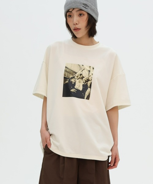 UMBRO(アンブロ)の「UMBRO/アンブロ フォトプリントTシャツ UF6FHT56MB(Tシャツ/カットソー・メンズ・ホワイト/ブラック・S/M/L/XL)」の2枚目の写真