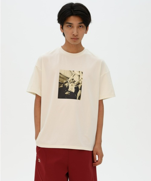 UMBRO(アンブロ)の「UMBRO/アンブロ フォトプリントTシャツ UF6FHT56MB(Tシャツ/カットソー・メンズ・ホワイト/ブラック・S/M/L/XL)」の6枚目の写真