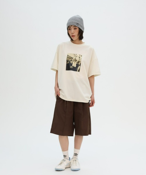 UMBRO(アンブロ)の「UMBRO/アンブロ フォトプリントTシャツ UF6FHT56MB(Tシャツ/カットソー・メンズ・ホワイト/ブラック・S/M/L/XL)」の4枚目の写真