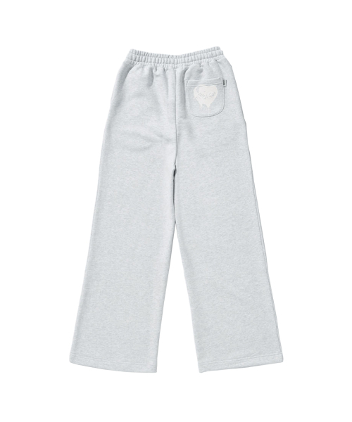LOTSYOU(ロッツユー)の「Melting Heart Candy Sweatpants Light Gray(スウェットパンツ・レディース・その他・O/S)」の7枚目の写真