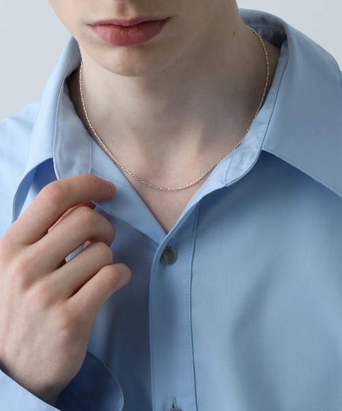 HARE(ハレ)の「【SILVER925 MADE IN JAPAN】シルバー925 LACEネックレス(HARE)(ネックレス・メンズ・シルバー系その他/シルバー系その他2/シルバー系その他3/シルバー・FREE)」の7枚目の写真