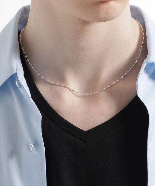 HARE(ハレ)の「【SILVER925 MADE IN JAPAN】シルバー925 LACEネックレス(HARE)(ネックレス・メンズ・シルバー系その他/シルバー系その他2/シルバー系その他3/シルバー・FREE)」の9枚目の写真