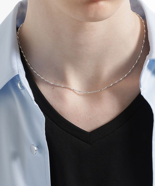 HARE(ハレ)の「【SILVER925 MADE IN JAPAN】シルバー925 LACEネックレス(HARE)(ネックレス・メンズ・シルバー系その他/シルバー系その他2/シルバー系その他3/シルバー・FREE)」の10枚目の写真