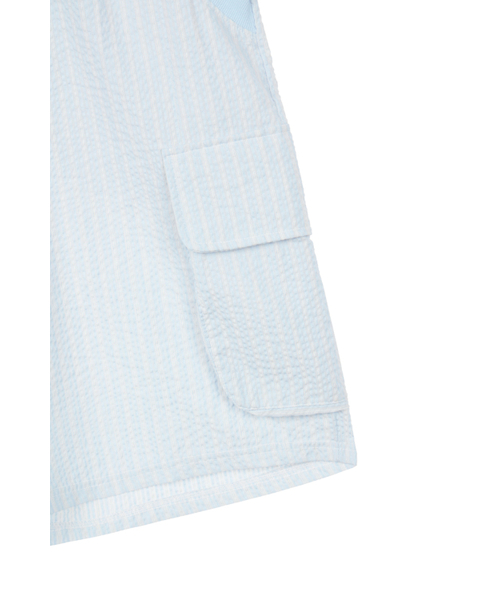 DEINET(ダイニット)の「DEINET STRIPE BERMUDA SWEAT PANTS IN LIGHT BLUE(その他パンツ・レディース・その他・FREE)」の6枚目の写真