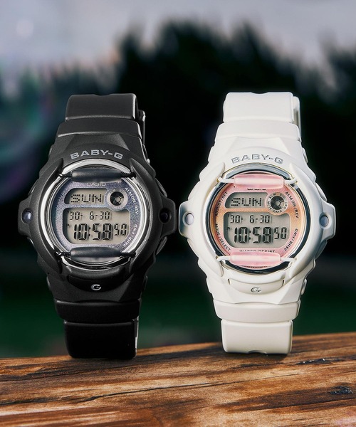 BABY-G（ベイビージー）の「BG-169シリーズ / BG-169GD-7JF（デジタル腕時計・レディース・ホワイト×ピンク・FREE）」の4枚目の写真