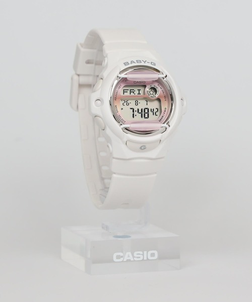 BABY-G（ベイビージー）の「BG-169シリーズ / BG-169GD-7JF（デジタル腕時計・レディース・ホワイト×ピンク・FREE）」の8枚目の写真