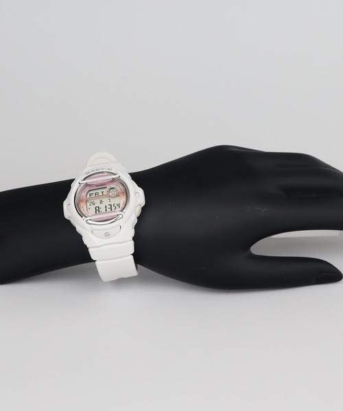 BABY-G（ベイビージー）の「BG-169シリーズ / BG-169GD-7JF（デジタル腕時計・レディース・ホワイト×ピンク・FREE）」の14枚目の写真