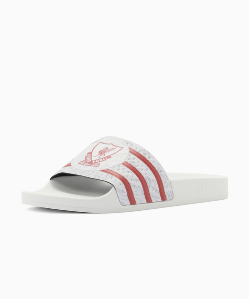 adidas(アディダス)の「【adidas / アディダス】LFC TREFOIL SLIDE(サンダル・メンズ・ホワイト・25.5cm/26.5cm/27.5cm/28.5cm)」の2枚目の写真