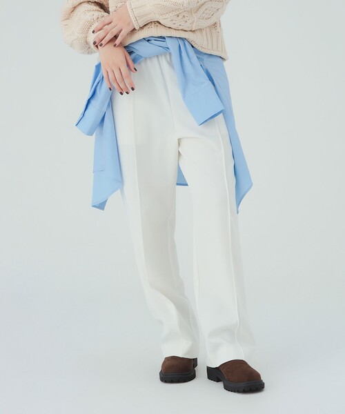 BEAMS HEART(ビームスハート)の「裏起毛 イージー パンツ(その他パンツ・レディース・ブラック/ホワイト系その他5/グレー・MEDIUM/SMALL)」の1枚目の写真