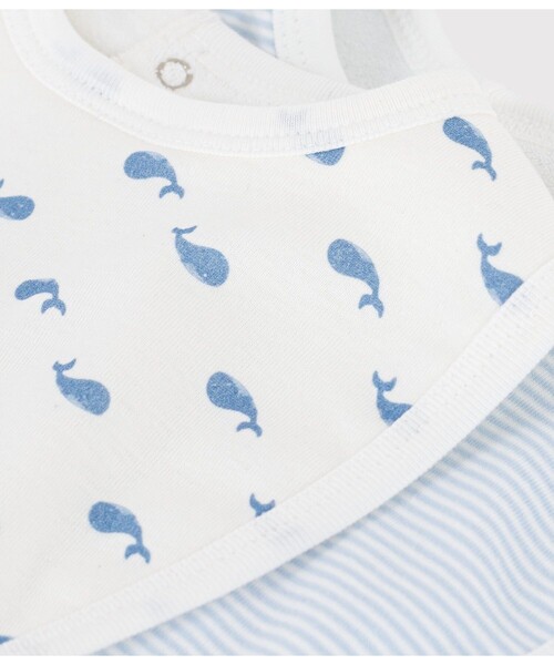 PETIT BATEAU(プチバトー)の「プリントスタイ2枚組(スタイ/よだれかけ・キッズ・その他1・ONE SIZE)」の3枚目の写真