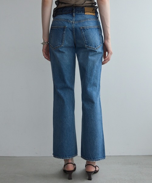 JOSE MOON(ジョゼムーン)の「SLIT LEG DENIM/スリットレッグデニム(デニムパンツ・レディース・ブルー・34/36/38)」の7枚目の写真