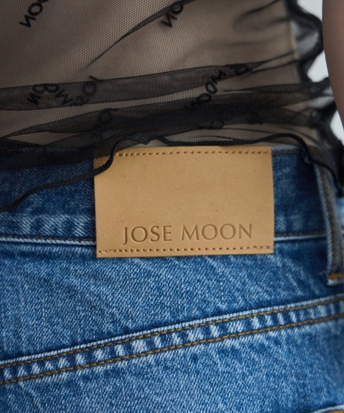 JOSE MOON(ジョゼムーン)の「SLIT LEG DENIM/スリットレッグデニム(デニムパンツ・レディース・ブルー・34/36/38)」の8枚目の写真