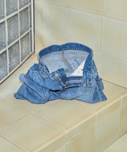 JOSE MOON(ジョゼムーン)の「SLIT LEG DENIM/スリットレッグデニム(デニムパンツ・レディース・ブルー・34/36/38)」の16枚目の写真