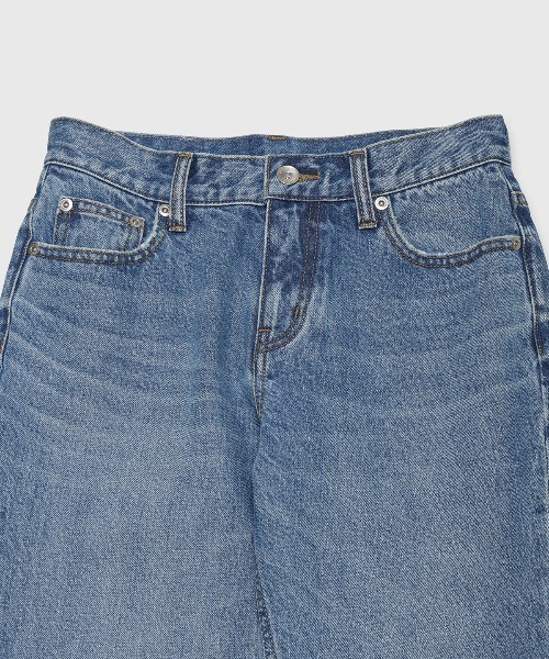 JOSE MOON(ジョゼムーン)の「SLIT LEG DENIM/スリットレッグデニム(デニムパンツ・レディース・ブルー・34/36/38)」の20枚目の写真