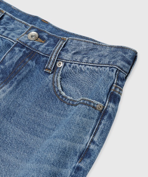 JOSE MOON(ジョゼムーン)の「SLIT LEG DENIM/スリットレッグデニム(デニムパンツ・レディース・ブルー・34/36/38)」の21枚目の写真