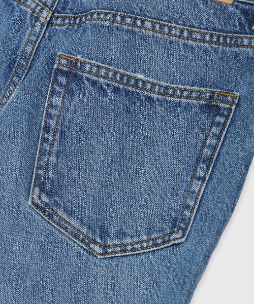 JOSE MOON(ジョゼムーン)の「SLIT LEG DENIM/スリットレッグデニム(デニムパンツ・レディース・ブルー・34/36/38)」の22枚目の写真