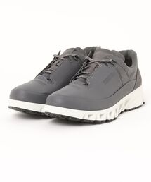 ECCO MULTI-VENT メンズ 本革 防水 ウォーキングスニーカー
