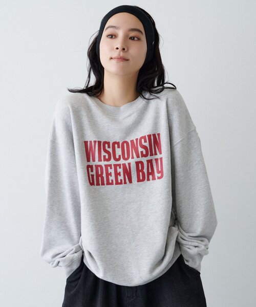 CIAOPANIC TYPY(チャオパニックティピー)の「【ZOZO限定】【UNISEX】アシッドウォッシュ裏毛加工スウェット(スウェット・レディース・ブラック/レッド/ブラウン/グレー/イエロー/サックスブルー/インディゴブルー/ネイビー・MEDIUM/LARGE)」の2枚目の写真