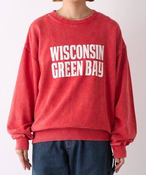 CIAOPANIC TYPY(チャオパニックティピー)の「【ZOZO限定】【UNISEX】アシッドウォッシュ裏毛加工スウェット(スウェット・レディース・ブラック/レッド/ブラウン/グレー/イエロー/サックスブルー/インディゴブルー/ネイビー・MEDIUM/LARGE)」の22枚目の写真