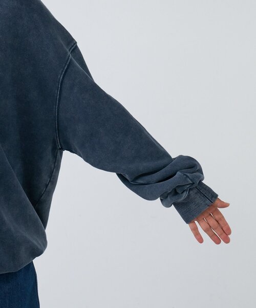 CIAOPANIC TYPY(チャオパニックティピー)の「【ZOZO限定】【UNISEX】アシッドウォッシュ裏毛加工スウェット(スウェット・レディース・ブラック/レッド/ブラウン/グレー/イエロー/サックスブルー/インディゴブルー/ネイビー・MEDIUM/LARGE)」の20枚目の写真