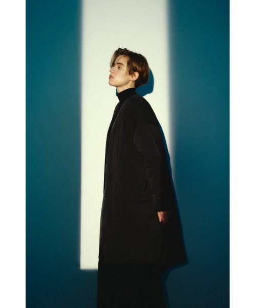 RIM.ARK(リムアーク)の「【26FW OUTER PRE ORDER】Original quilting cover CT(オリジナル キルティング カバー コート)(その他アウター・レディース・ネイビー/ブラウン/ブラック・FREE)」の11枚目の写真